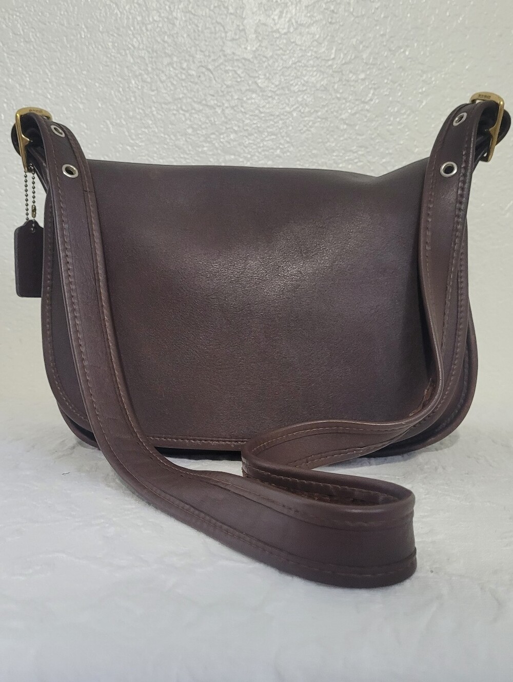 Vintage Coach 9951 Patricia’s Legacy  Deep Rich Brown Shoulder Crossbody Bag
